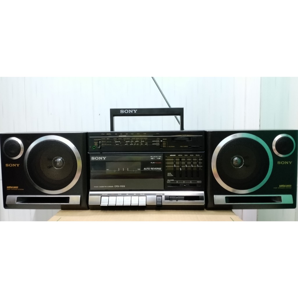 Radio cassette Sony CFS-1110S đồ cũ nghe hay ok 100%