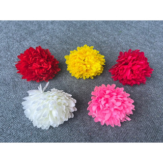 Đầu bông cúc vạn thọ size 11cm- hoa giả-hoa lụa- hoa trang trí