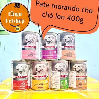 Pate cho chó Morando nhiều vị thơm ngon lon 400g