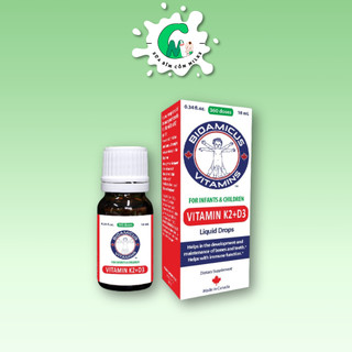 Bioamicus vitamin d3k2mk7 bao kép 10ml