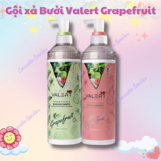Dầu gội xả bưởi valert grapefruit | chính hãng | 850ml * 2 phục hồi chống rụng kích thích mọc tóc siêu mượt