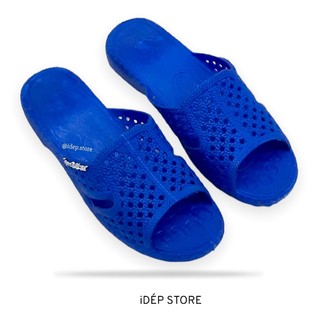 Dép tổ ong XANH DƯƠNG đế dày 2.5cm chất liệu nhựa dẻo PVC êm chân chống trơn trượt đi trong nhà 𝐃𝐋𝟎𝟏𝟓 Dép đi biển mùa hè