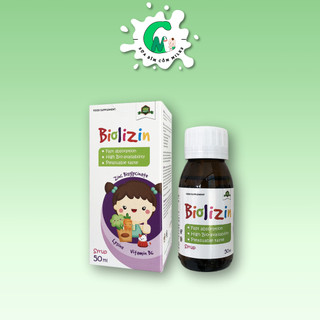 Kẽm cho bé Biolizin Kẽm zinc Lysine cho bé Kẽm cho bé biếng ăn Vitamin b6 Siro ăn ngon cho bé Tăng đề kháng Bổ sung
