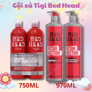 Dầu Gội Đầu Tigi Đỏ - Cặp Dầu Gội Xả Tigi Bed Head Phục Hồi Cấp Độ 3