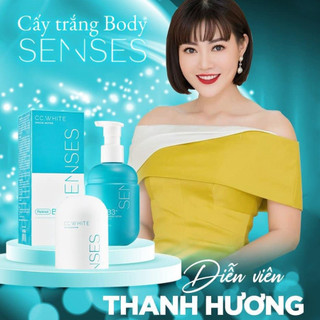 Kem body cấy trắng cc white - body cấy trắng senses chính hãng