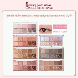 Bảng phấn mắt 10 ô romand better than eye palette - bảng màu mắt romand