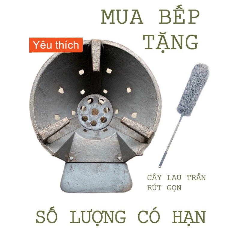 Bếp đun củi gang, kiềng gang