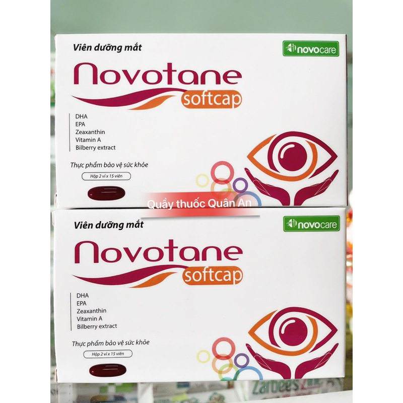 Combo 2h Viên Dưỡng Mắt Novotane softcap