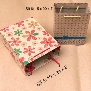 Túi giấy đựng quà - 50c túi 19 x 24 x 8 - túi giấy làm quà - túi giấy kraft
