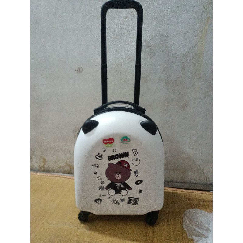 Vali kéo du lịch cho bé (màu trắng)