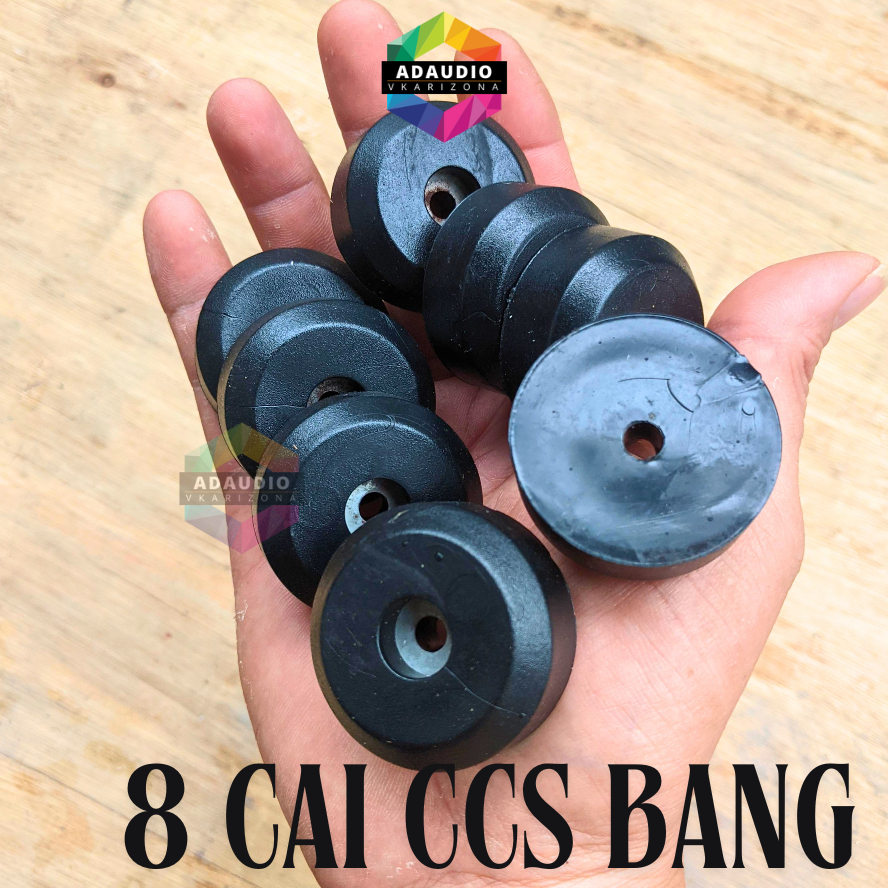Chân cao su thùng loa loại bo góc giá 8 cái như hình