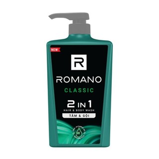 Sữa tắm hương nước hoa Romano Classic hương sảng khoái 650g

