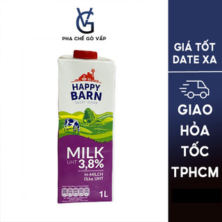  Sữa tươi nguyên kem Ba Lan Happy Barn 1L 