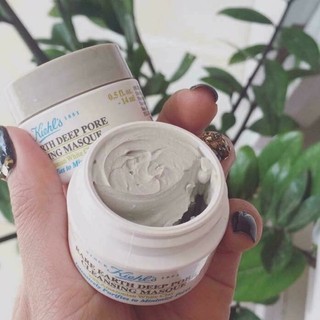 Mặt nạ đất sét kiehls rare earth deep pore cleansing masque se lỗ chân lông giảm mụn cho da dầu chính hãng date mới