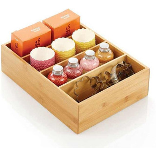 Khay gỗ tre đựng đồ đa năng,hộp gỗ đựng thực phẩm