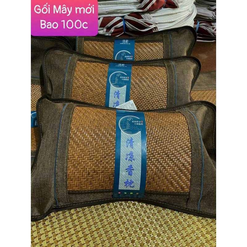 Gối trúc mây hạt cao cấp