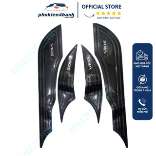 Ốp Tapli Cánh Cửa cacbon Xe Vios 2019 2020 2021 2022 2023 2024 vân Carbon cao cấp- tặng kèm keo dính - PK4B