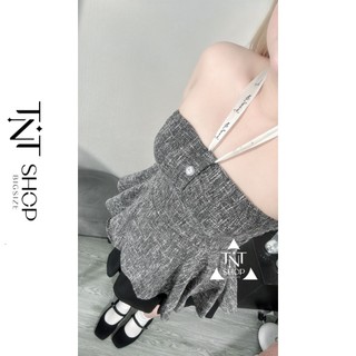 ÁO QUÂY DẠ BIGSIZE KẺ XÁM [TNT SHOP BIGSIZE 60KG 90KG]