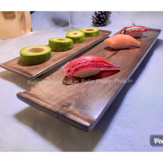 Khay gỗ đựng đồ ăn- khay gỗ decor - đĩa gỗ - khay đựng bánh - khay Sushi