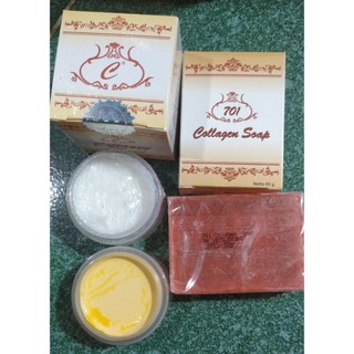 Kem Collagen Plus Vit E + Soap dưỡng trắng giảm nám