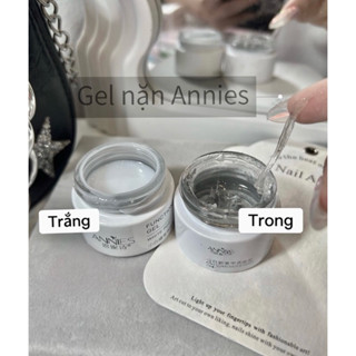 Gel nặn nổi cao cấp annies chính hãng 20g Gel nặn nail định hình đa năng màu trắng, trong suốt