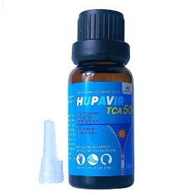 [Che tên] Hupavir TCA 50%, 80% lọ 10ml hỗ trợ trị sùi mào gà (tặng 1 hộp bcs sato)