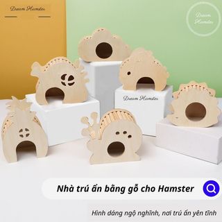 Nhà trú ẩn bằng gỗ cho Hamster