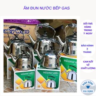 Ấm đun nước Bếp gas - Bếp từ 2L- 3L- 4L- 5L inox Thái Lan sỉ lẻ