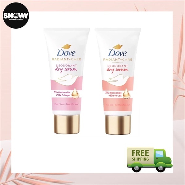 Kem Khử Mùi Dove Dry Serum Collagen & Vitamin B3 40ml