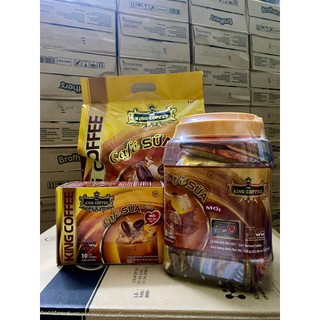 King_b50_cà phê sữa 3in1 tni king coffee 50 gói/ bịch