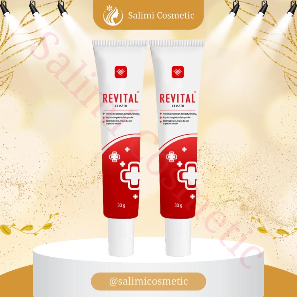 COMBO 2 Tuýp Kem Mờ Sẹo REVITAL 30g, Hỗ Trợ Làm Mờ Sẹo, Giúp Dịu Da Cho Làn Da Sáng Mịn, Hồng Hào