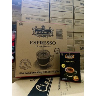 King_h15_cà phê hòa tan đen không đường_tni king espresso 37.5g