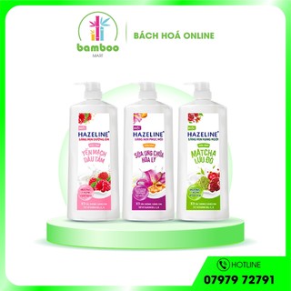 Chai sữa tắm sáng da hazeline 670g/ 800g/ 1kg
