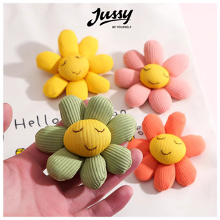 Charm Đính Mũ Hình Icon Hoa Dễ Thương Jussy Official Kiểu Ghim Cài Áo Len, Túi Xách, Trang Trí Mũ Bucket, Custom Mũ Nón