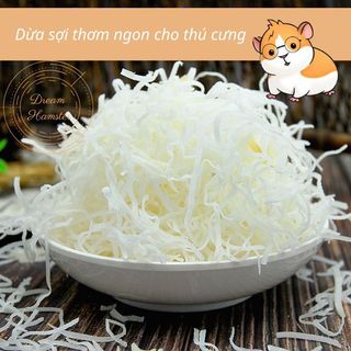 Dừa sợi sấy cho hamster và động vật nhỏ khác