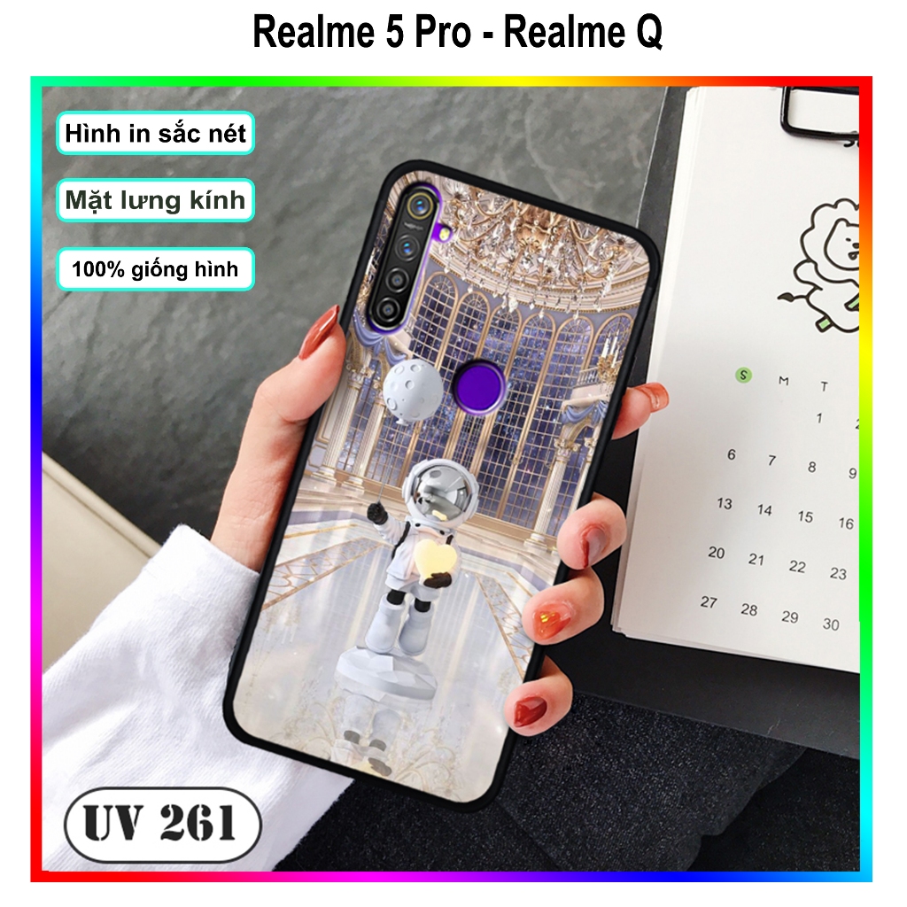 Ốp lưng Realme 5 Pro/ Q - in  hình Phi Hành Gia