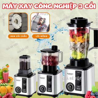 ( 3 Cối Xay ) Máy Xay Sinh Tố Công Nghiệp BARDEFU 3 Cối Xay , Máy xay đa năng siêu khoẻ bảo hành 12 tháng