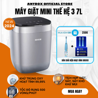 Máy Giặt Đồ Lót Máy Giặt Mini, Máy Giặt Tất, Đồ Cho Bé, Khử Khuẩn Bằng Ánh Sáng Xanh Tiêu Diệt 99% Vi Khuẩn