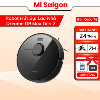 Robot hút bụi lau nhà dreame d9 max gen 2 - bản quốc tế - bh 24tháng
