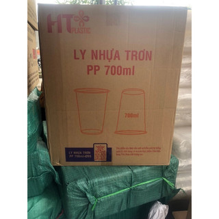 Freeship từ 99k thùng 1000 cốc pp đáy bằng 360ml, 500ml, 700ml