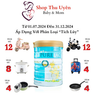 Tích luỹ - quà to sữa purelac royal newzealand lon 800g date xa