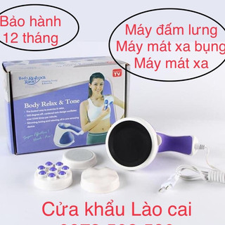 máy mát xa cầm tay Relax & Tone - máy đấm lưng- máy mát xa bụng