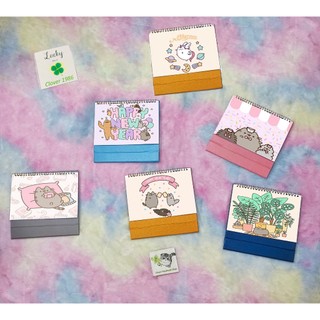 Lịch để bàn 2024 pusheen size lớn LB13 có ngày âm