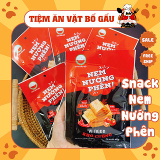 Snack nem nướng phên cay cay làm từ bột mì,tuổi thơ đồ ăn vặt, đồ ăn vặt 1k, ăn vặt ngon giá rẻ