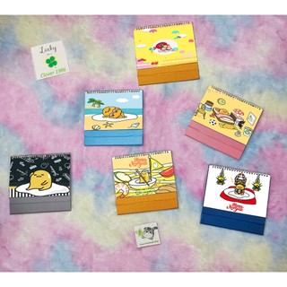 Lịch để bàn 2024 trứng lười gudetama size lớn LB38 có lịch âm