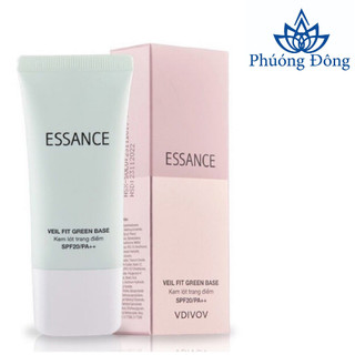Kem lót hiệu chỉnh sắc da kiểm soát dầu Essance Veil Fit Green Base SPF20 PA++ 30ml