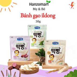 Bánh ăn dặm cho bé gạo hữu cơ ildong Hàn Quốc 6m+