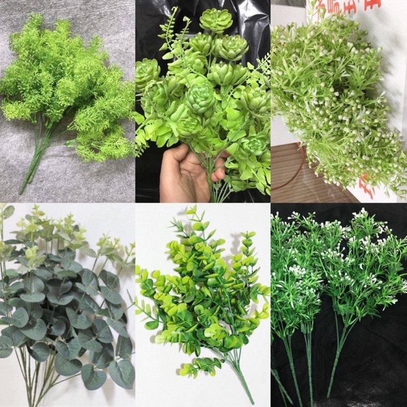 Cụm điểm, cành điểm nhiều mẫu điểm hoa giả, làm oản, tháp bánh, hoa sáp