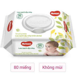 Khăn Giấy Ướt Cho Trẻ Sơ Sinh HUGGIES (64/80 Tờ/ Gói)