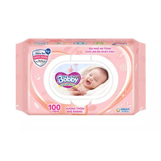 Khăn ướt bobby gói/100 tờ